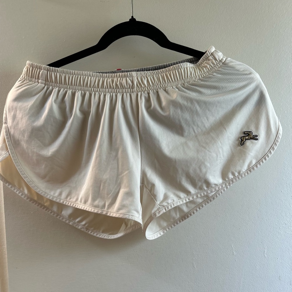 Tracksmith Cream Athletic Shorts - Picture 7 of 9